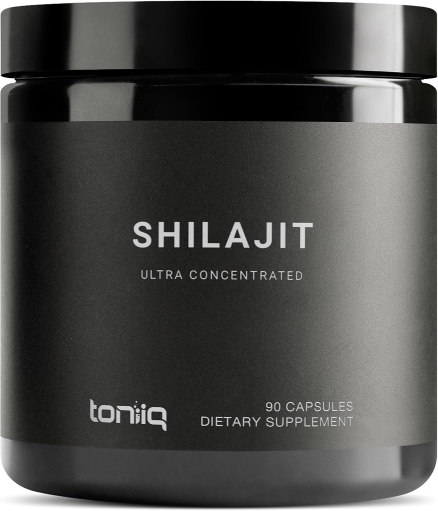 Toniq Ultra berkonsentrasi 40% Fulvic Acid Shilajit for Men - Pure 10: 1 Ekstraksi-Third Party Tested 10x Potency Capsules - Tinggi dalam Potensi dan Trace Minace- Dibuat di GMP Certified Fasilitas