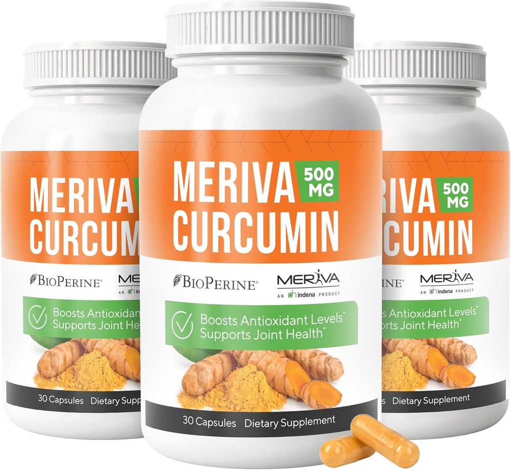 PENERVE RENEW Meriva Curcumin dengan Black Pepper dan Bioperine - Antioxidant Boost Tambahan Nerve - 3 Pack