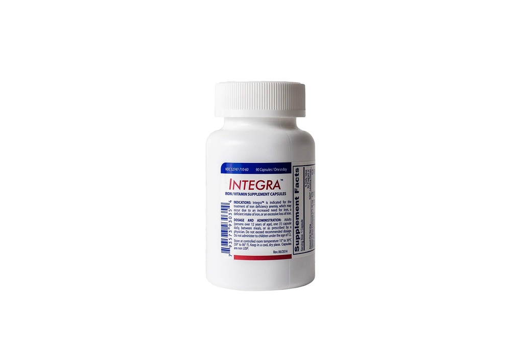 Integra (90) - Peralatan Besi - Vitamin C- Ferrous Fumarate & Polysaccharide Iron Complex