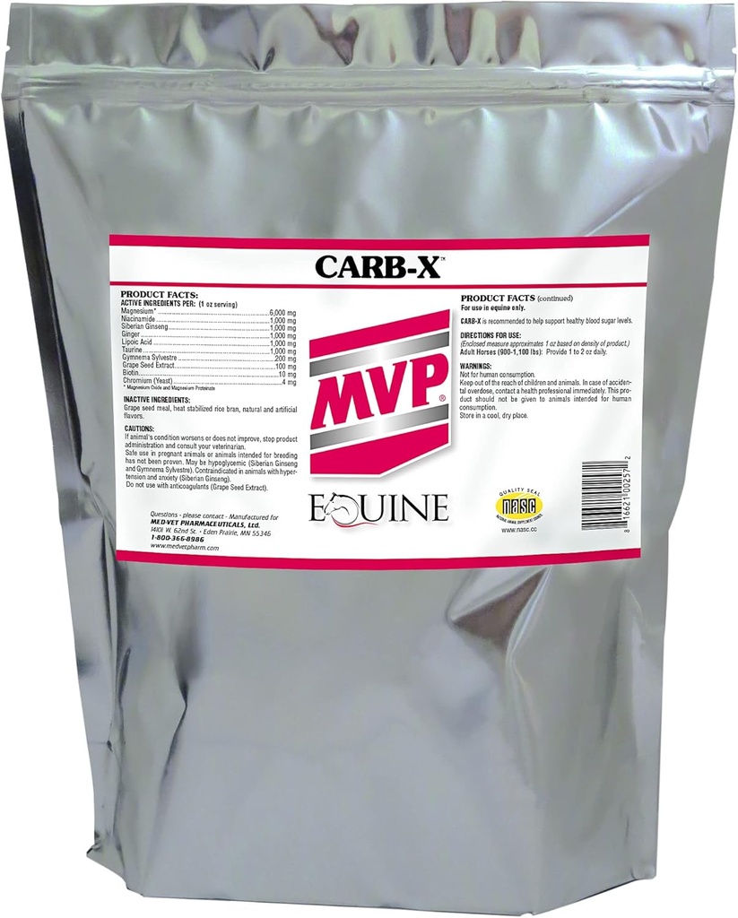 Med- Vet Pharmaceuticals Carb- X (10lb) Glukosa Metabolisme Dukungan...