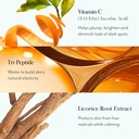 Malcolm Ide Vitamin C Serum & Eye Cream Duo - Brightening dan Hydrating - Anti- aging Serum, Reduces Fine Lines - Clean, Vegan & Cruelty- Free