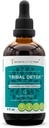 Tribal Detox Herbal Extract, Alcohol- Free Glycerite Tincture, Turmeric, Dandelion, Milk Thistle, Burdock, Cleavers, Cranberry, Goldenrod, Green Tea Cleansing Action Formula (4 FL OZ)