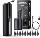 Ear Wax Removal Electric Ear Irrigation System Flushing Water Beshing Ear Cleaner with 4 Pressure Modes Safe and Efektif Ear Tool Water Resist USB Rechargable