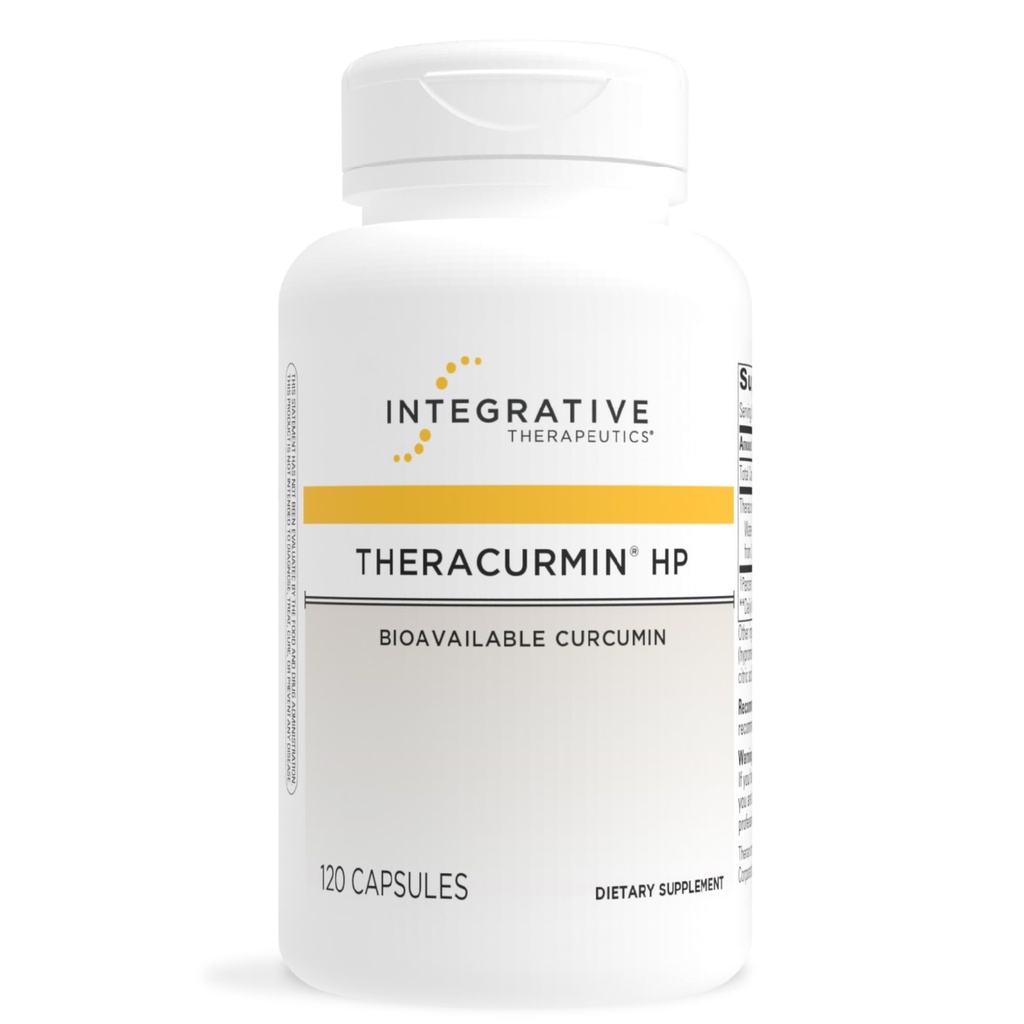 Intergratif Therapeutics Therapurmin HP - Suplemen Turmeric untuk Dukungan Kesehatan Jantung & Gabungan * - Dukungan Otot Pemulihan * - Non-Soy, Dairy- Free & Gluten- Free - 120 Katup (60 Pelayan)