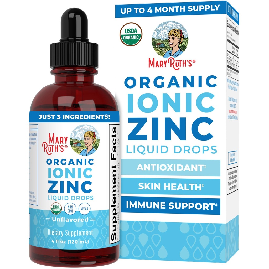 Cadangan Limid Organic Zinc MaryRuth untuk Anak-Anak & Orang Dewasa 124; Dukungan Ammunian 124; Skin Health 124; Antiokidant 124; Sel Metabolisme 124; Zinc Sulfate 124; Vegan 124; Non-GMO 124; Sugar Free 124; Gluten Free 124z 124z