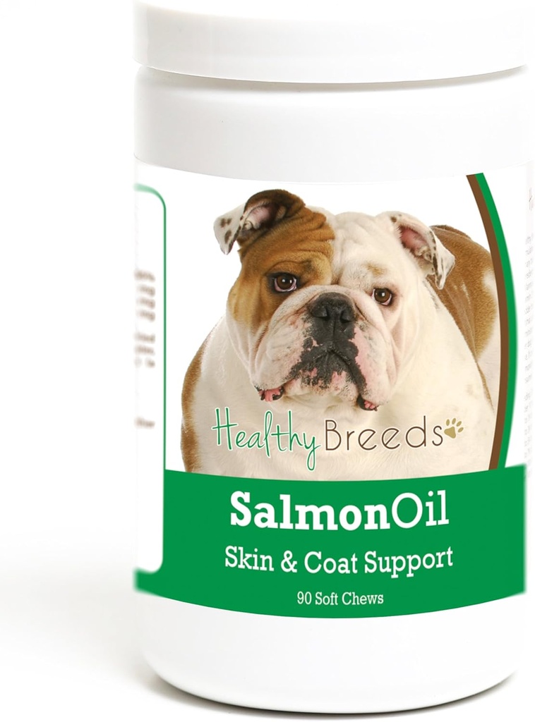 Sehat Breeds Bulldog Salmon Oil Soft Chews 90 Count
