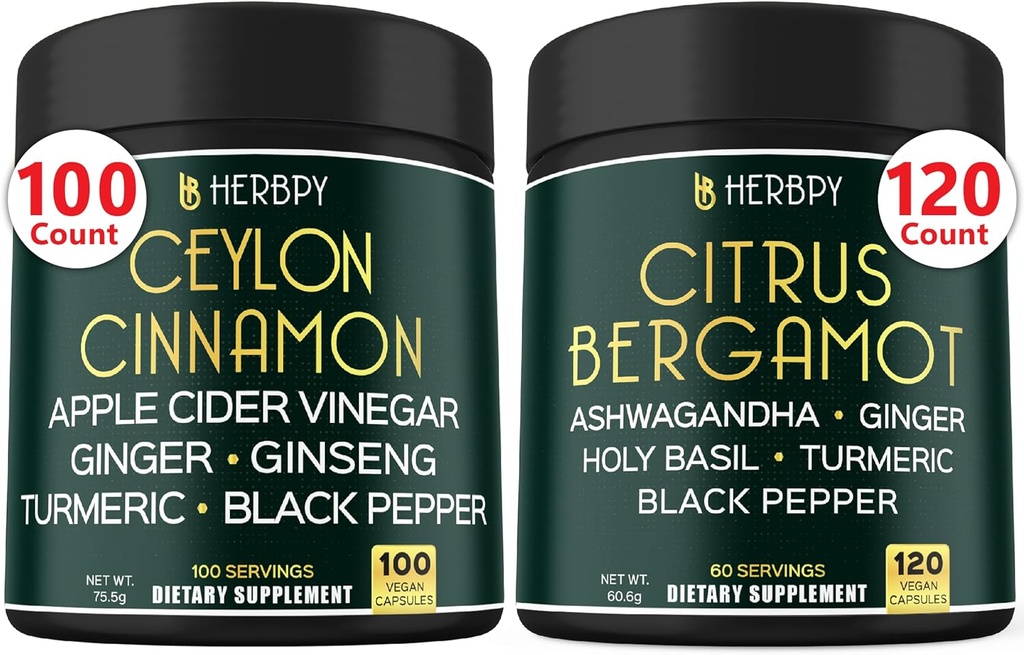 Bundle 6in1 Premium Ceylon Cinnamon Suplemen & 6in1 Citrus Bergamot Suplemen