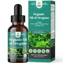 Organik Oregano Oil Drops - Super konsentrasi Minyak Liquid Oregano dengan Carvacrol 60% untuk Dibuble & Imune Dukungan - Cair Herbal Ekstraksi untuk Imune Kekuatan & Healthy Intestines - 30 mL