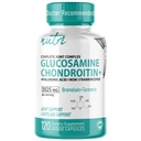 Fusion Alam Glucosamin Chondroitin MSM Turmeric Boswellia - Bersama Dukungan Suplemen - 120 Kapsul - Chondroitin Sulfate Capsules - dengan Acid Hyaluronic - Pendukung Bones Health