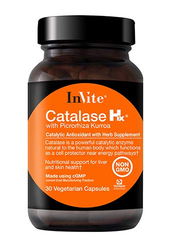 Undang Kesehatan Catalase Hx (dengan Picrorhiza Kurroa), Support Liver, Skin Health, Suplemen Diet Non-GMO, 30 Vegetarian Capsules (Paket 1)