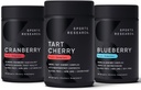 Sports Research Tart Cherry Concentract (from Montmorency Tart Cherries), Cranberry Fruit Complex (with Pacran & Vitamin C & E) & Whole Fruit Blueberry Konsentrat (from Organic Blueberry)