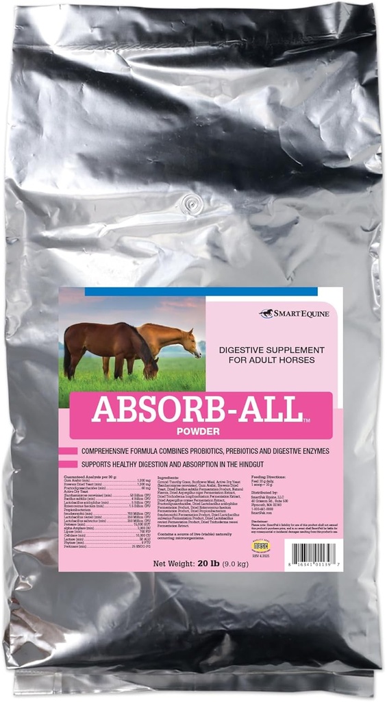 Absorb-All 124; Horse Progetical Digetical Suppplement Absorb-The Propoculte