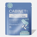 Kabinet: 500mg Acetaminophen untuk Relief sakit kepala, Toothache, Sore Throat, dan Demam Reducer, 120 Tablet (Isi ulang)