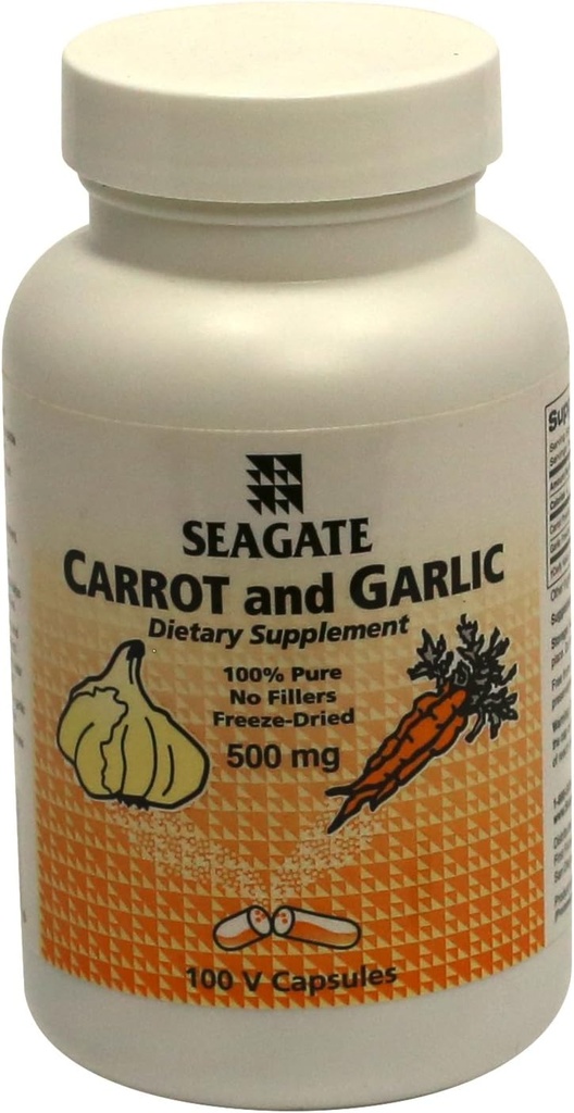 Seagate Product Carrot and Bawang Putih 500mg 100 Capsules