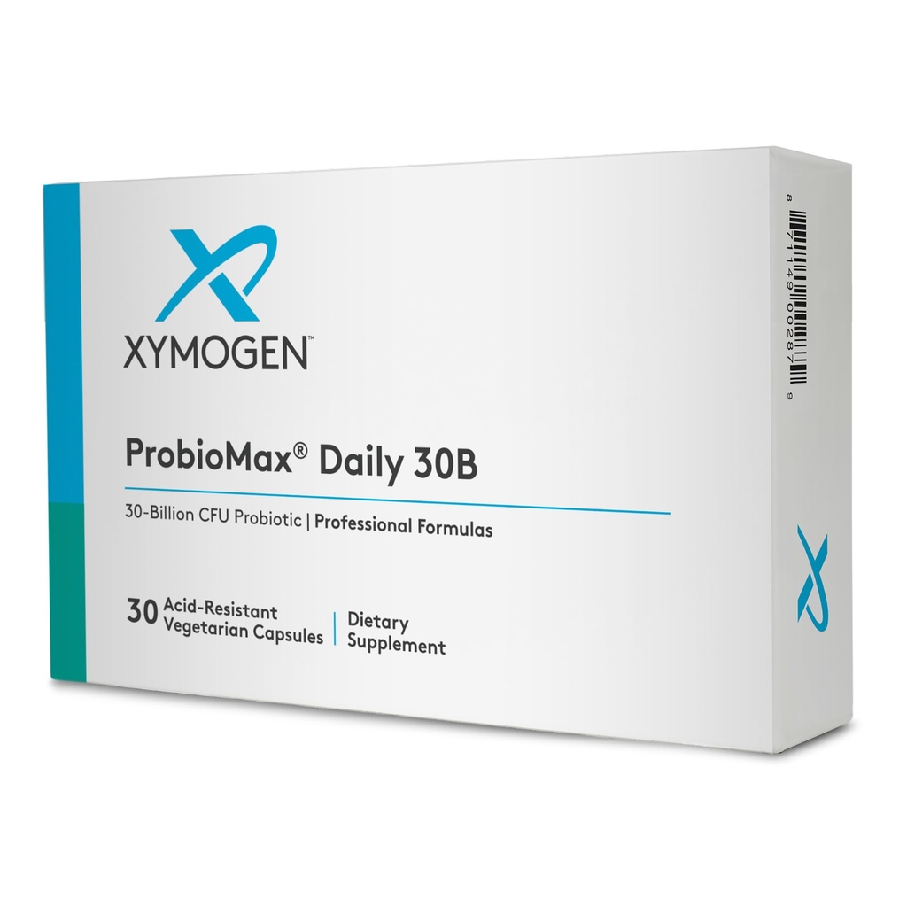 XYMOGEN ProbioMax Harian 30B - Vegetarian, Dairy & Gluten Free Progities for Digetical Health - Supplemen Probiotic & Men 's Probiotic - ProbioMax Daily DF (30 Kapsul)