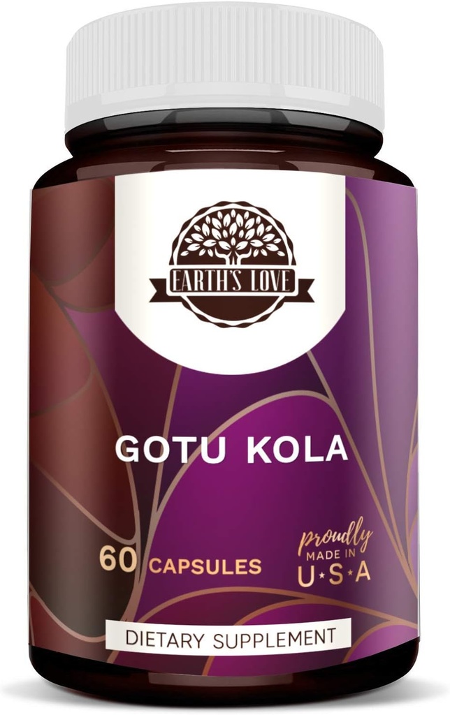 Cinta Bumi - Gotu Kola 60 Capsules, 500 mg, Gotu Kola (Centella Asiatica) Dry Herb (60 Capsules)