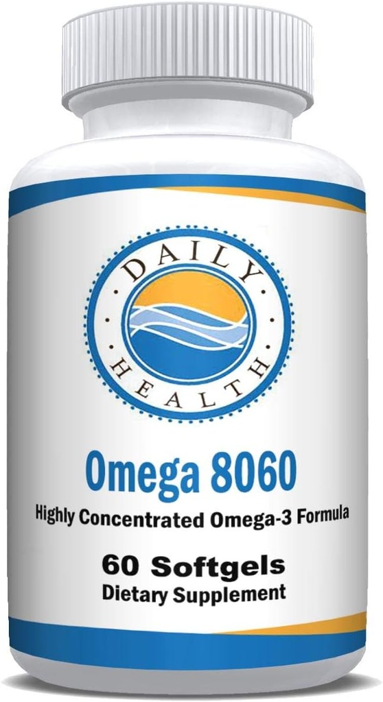 Omega 8060 2400mg Omega 3 Fish Oil Joint Health Supplemen 60 softgel - 1 Pasokan Bulan