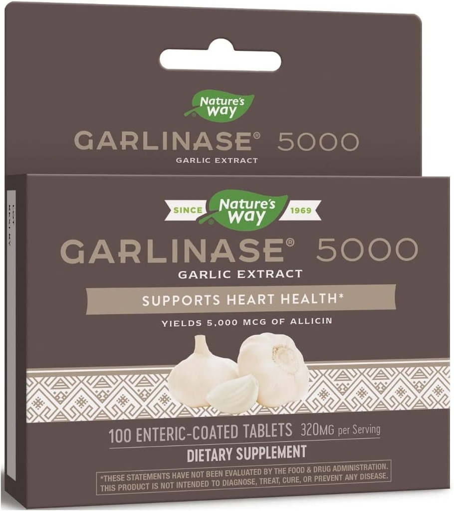 Nature 's Way Garlinase Segar, 100 tablet