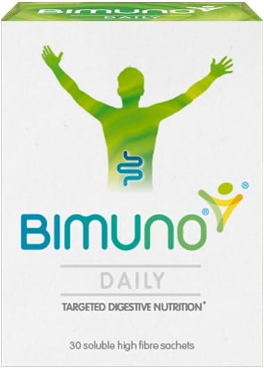 BIMINO Asli - Suplemen Makanan Prebiotik Harian. Dukungan Kesehatan Gut bagi Budaya Pria, Wanita, Anak-anak & Bifidobakteri. Tinggi dalam serat. Taste Free, Vegetarian, Gluten Free Averty 124; 1 Pack (30 Sachets)