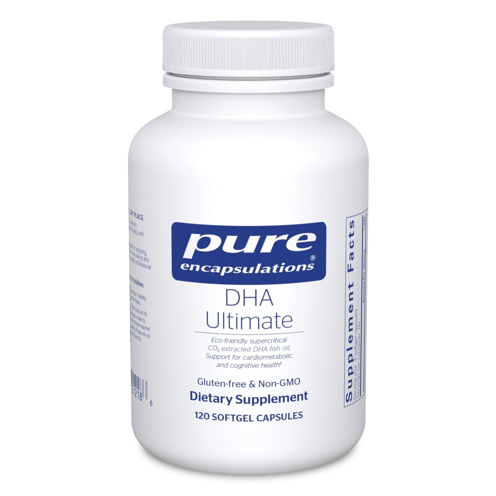 Penambahan Murni DHA Ultimate 124; Eco- Friendly Supercritic CO2 Ekstraksi DHA Fish Oil Konsentrasi 124; 120 Softgel Capsules