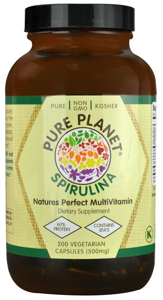 Planet Murni 100% Spirulina Murni, 200 CT