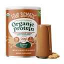 Empat Tumbuhan Organik Berbasis Protein Powder Peanut Butter Protein dengan Mane Singa, Chaga, Cordyceps dan Lebih dari 124; Clean Vegan Protein Meningkat untuk Fungsi Otak dan Imuniune Dukungan 124; 21.16 oz
