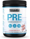 PRE 124; Pre-Workout dengan Creatine, Focus Formula, dan Caffeine 200mg (n / a, Extreme Berry Blast)