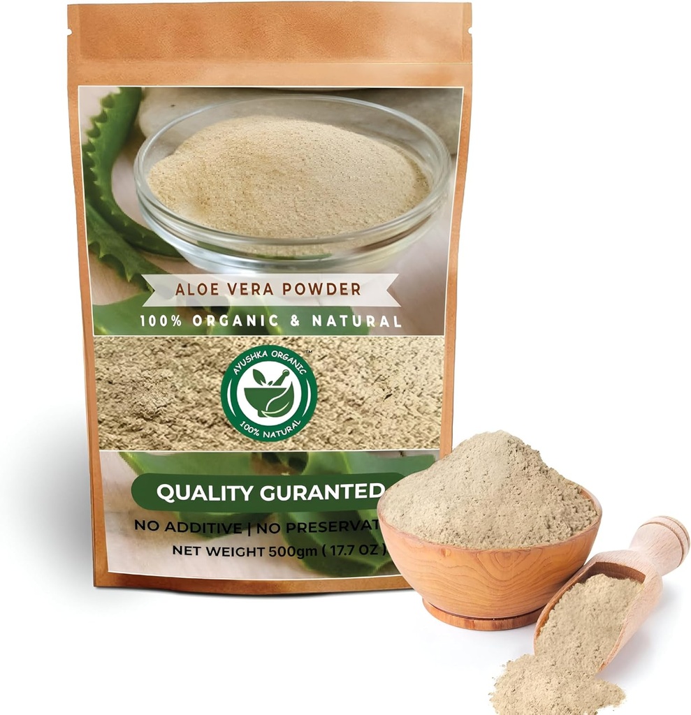 Aloe Vera Powder 124; Aloe Barbadensis 126; Rambut Care, Skin Care, dan Natural Remedies (17,7 OZ 128; 500 gram)