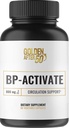 Golden After 50 BP-Aktifkan - Nitric Oxide Suplement with Estile Amino Acids - Blood Circulation and Heart Health Suplemen - 60 Capsules - 800mg L Arginine, AAKG, L Citrulline