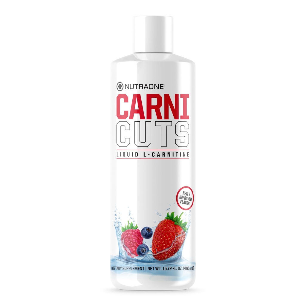 NutraOne Carnicuts L- Carnitine Liquid Suplement Stimulant Free * (Berry Blast - 32 Servings)