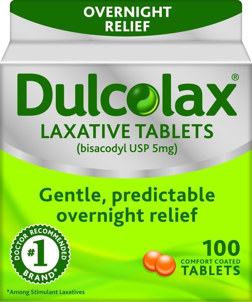 Dulcolax 5 mg Laxative Tablet untuk sembelit - 100 ea