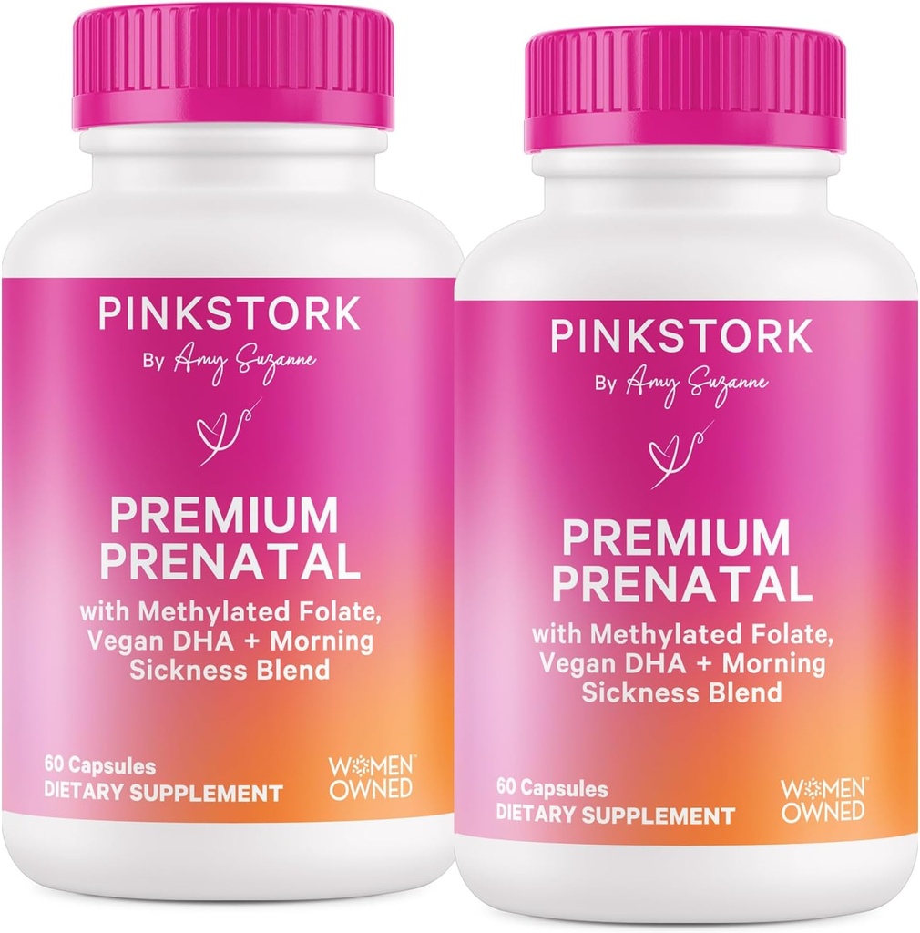 Pink Stork Premium Prenatal Vitamin for Women - Multivitamin & Progitive