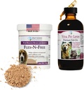 Vitalitas Science Flex N Free + Vital Pet Lipids for Dogs 14; 2 Part Program 124; Promotes Bone Development & Joaked Health 124; Relieves Stiffness 124; Neurological & Hormonal Dukungan 124; 100% Aman (Besar)