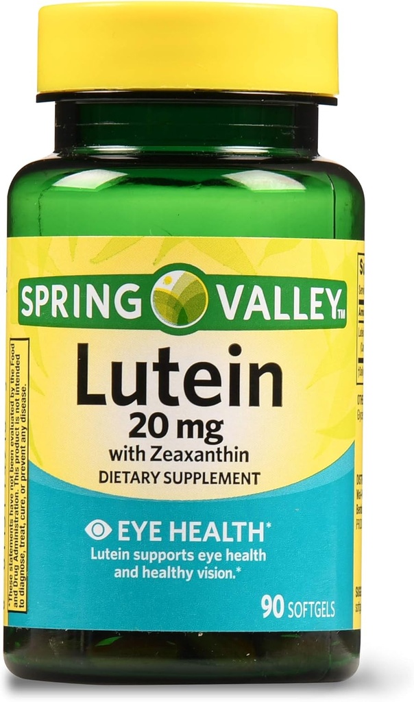 Spring Valley Lutein dengan Diet Supplemen nikmat-