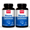 Jarrow Formulas Neuro Optimizer - 120 Capsules, Kembungkus 2 - Dukungan Kesehatan & Antioksidant - termasuk 7 Nouro Nutrients - Gluten Bebas - 60 Total Hamba