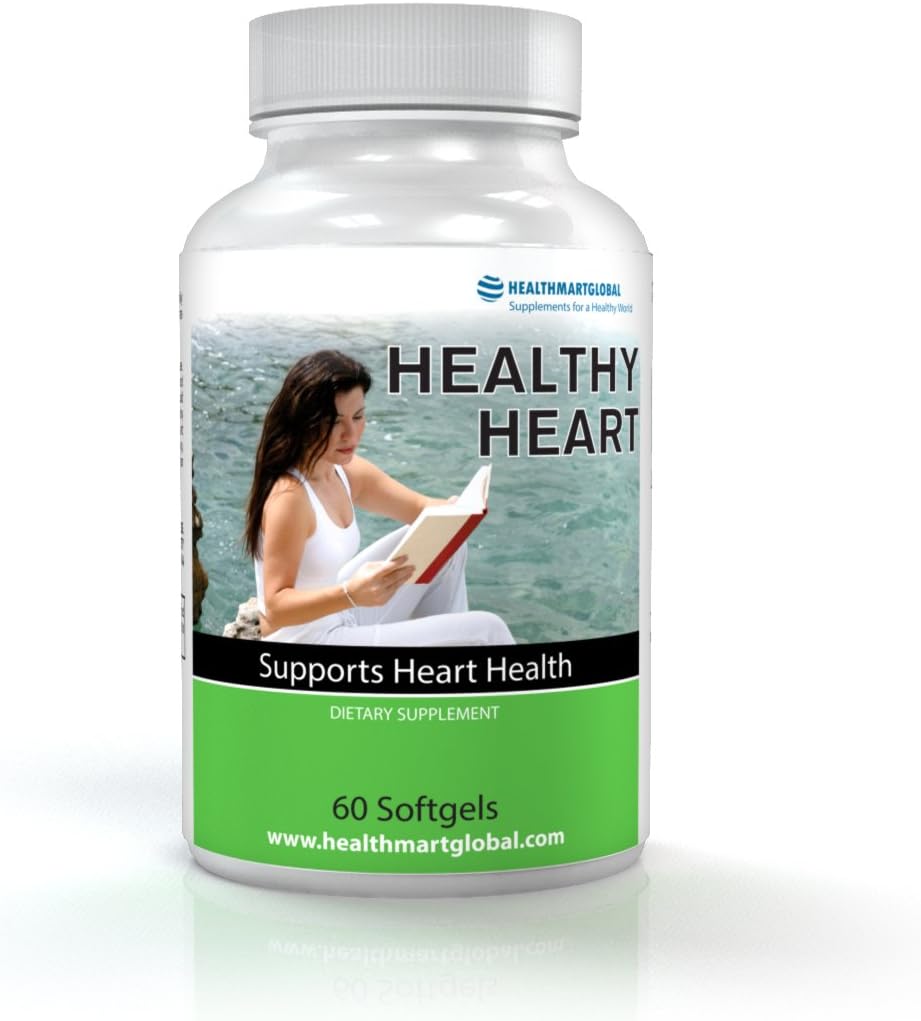 Suplemen Kesehatan Jantung - Krill Oil Kapsul untuk Boost Heart Health Termasuk Omega 3, 6 dan 9