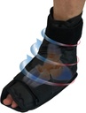 Foot & Ankle Pain Relief Hot / Cold Gel Wrap - Effentially Relieve Foot and Ankle Aches & Pains Menggunakan Kompresi Kemasan Es Gel - Dipanaskan atau Memasak, Targets All Areas Ankle & Foot - Large