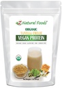 Z Natural Foods Organic Vanilla Cream Vegan Powder, Vanilla Flavored Vegan Protein Suplemen, Semua Natural, Vegan, Non-GMO, 1 pon