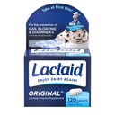 Laktaid asli Pil Intoleransi Kekuatan Laktosa, 9000 FCC Natural Lactase Enzyme Dairy Relief Caplets, Membantu Prevent Gas, Bloating & Diame Karena Sensitivitas Laktosa dalam Dewasa & Anak-anak, 120 Cacah
