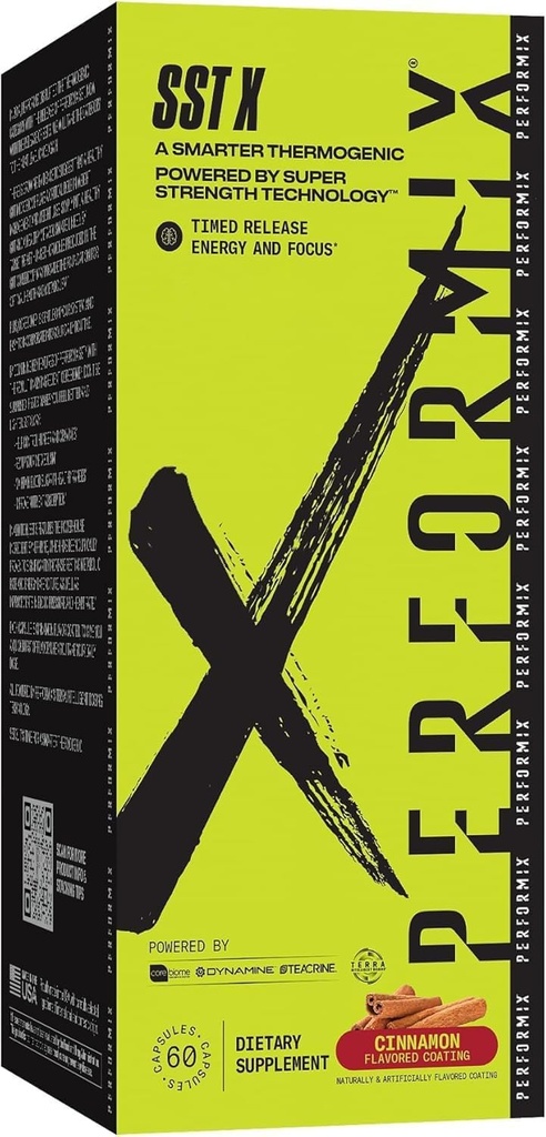 PERFORMIX SST X Timed Rilis Energi dan Fokus Didukung oleh Super Strength Technology - Cinnamon - 60 Capsules (30 Pelayan)