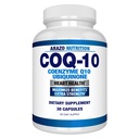 Arazo Nutrition CoQ10 Ubiquinone Coenzim Q10- 200mg Maximum Power Nutration Suplemen - Tinggi Absorpsi Capsules dengan No Soy