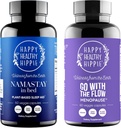 Hippie Bahagia Sehat Pergi dengan Dukungan Menopause Aliran & Suplemen Tidur Alam
