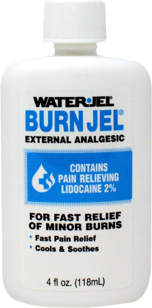 Water Jel Burn Jel Minor Burn Relief Gel Squetle 4 oz