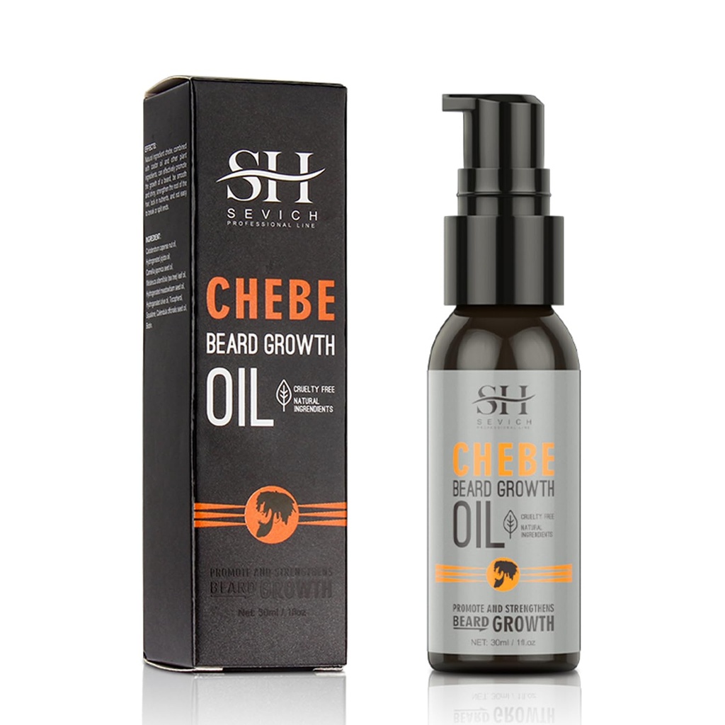 SEVICH Chebe Beard Growth Oil - Gracials African Chebe Essence Powder, Moigust Beard Regrow & Lubricating Beard Skin Refresh 30ml / 1.0 f.oz