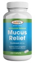 HEALTH LFE LFE Relief Guaimenesin Caplets 400 mg, Segera Lepaskan Expectorant Cepat Akting, Thin dan Loosens Mukus, Relieves Chest Contrable, Batuk, Dingin dan Flu (Medium, 200 Count)