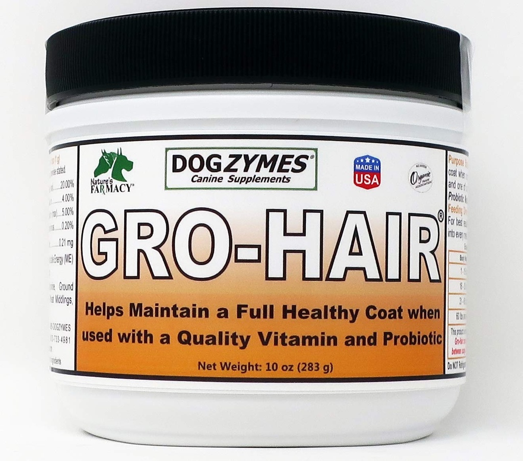 Rambut coklat Dogzymes untuk Panjang Sapi atau Bulu, Bumbu Cepat, atau Ketika jarang Coat dan / atau Spots Botak Perlu Isi masuk
