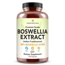 AMANDEAN Boswellia Serrata Extract. 500mg 120 Veggie Capsules. 65% Boswellic Acids dengan AKBA. Perabotan kemenyan India. Dukungan Kesehatan Gabungan. (Packaging May Vary)