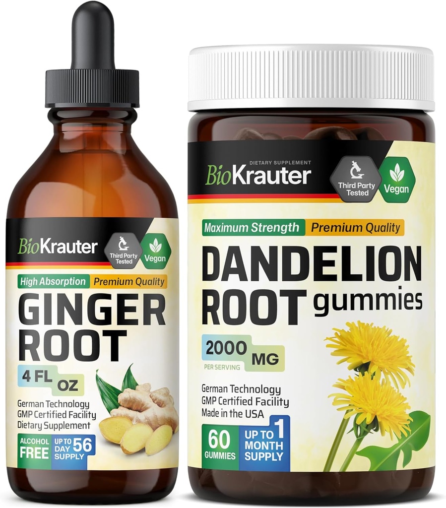BIO KRAUTER Ginger Root Tickture 4 Fl Oz.