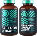 Suplemen Amino Acid dan Saffron Murni Ekstrak Energi dan Bundle Mood