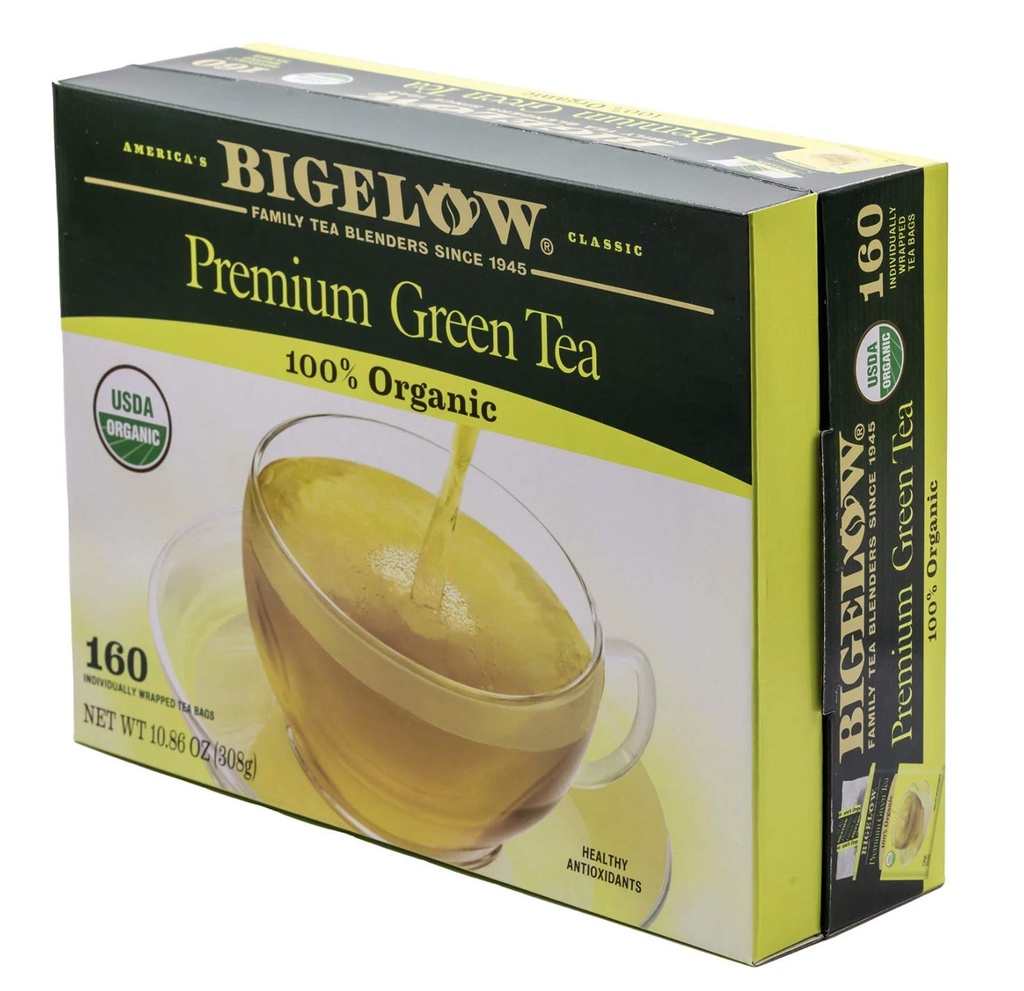 Bigelow Tea Organic Green Tea, 160- Count (511100.85)